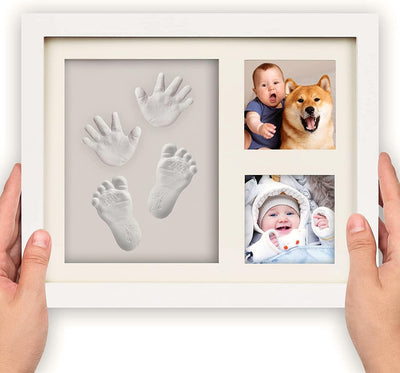 Babyprints Newborn Handprint and Footprint Photo Frame Kit - Perfect Baby Shower Gift and Keepsake for Boys and Girls PREMIUM GIFTS AUSTRALIA.