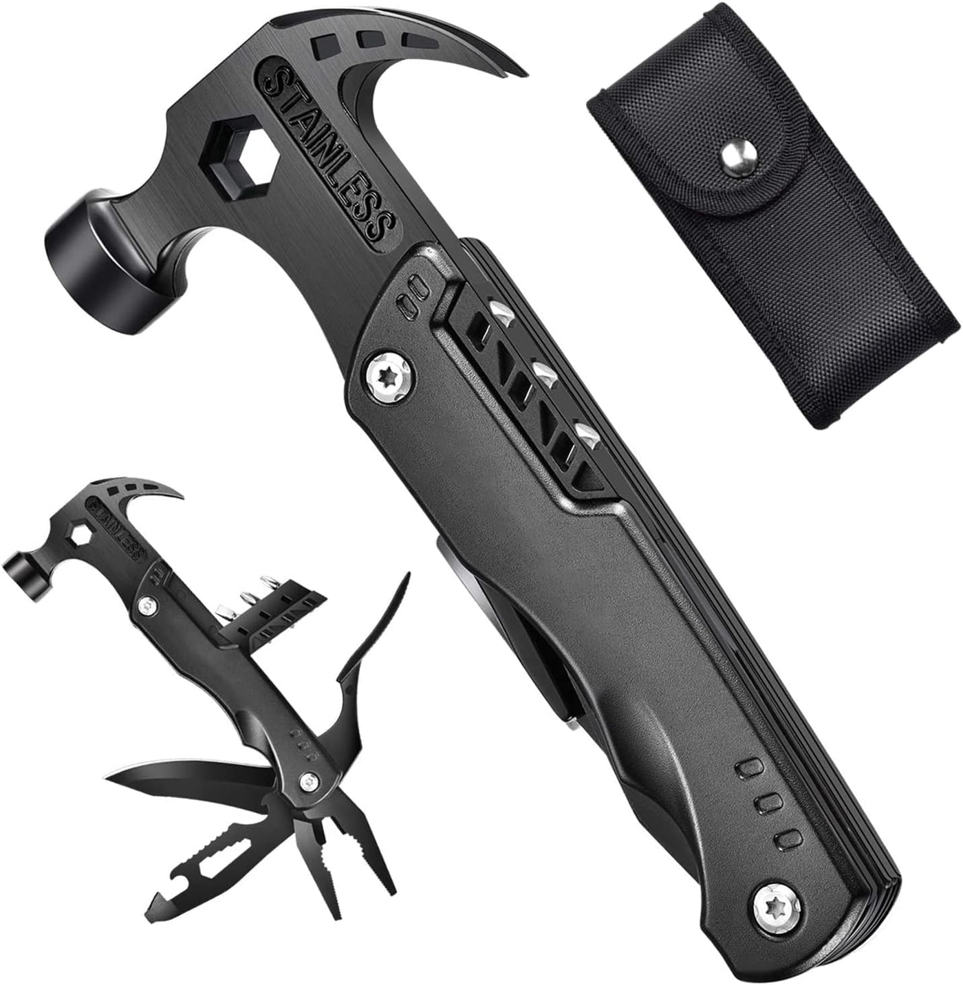 Camping Multitool for Men - All-in-One Survival Tool with Knife, Hammer, Saw, Screwdrivers, Pliers, Bottle Opener | Perfect Gift for Dad, Husband, Boyfriend | Christmas, Birthday, Father's Day PREMIUM GIFTS AUSTRALIA.