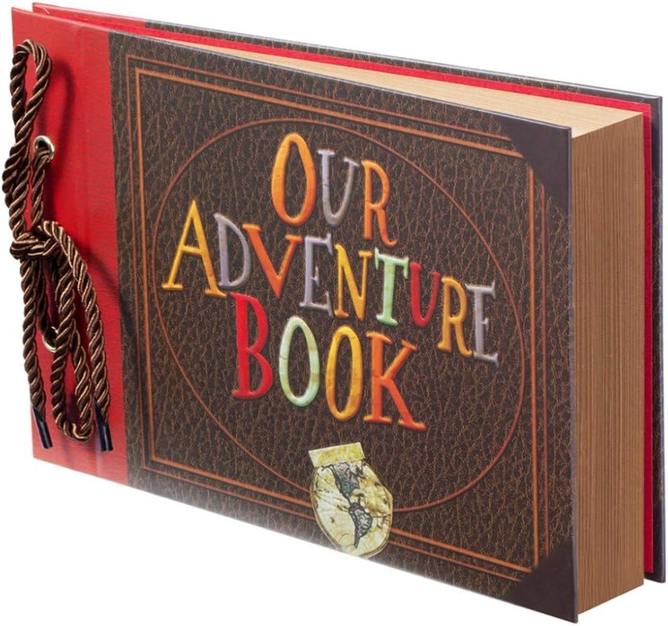 Our Adventure Book Scrapbook Photo Album - Embossed Hard Cover | Perfect for Anniversary, Wedding, Travel, Baby Shower, and More PREMIUM GIFTS AUSTRALIA.