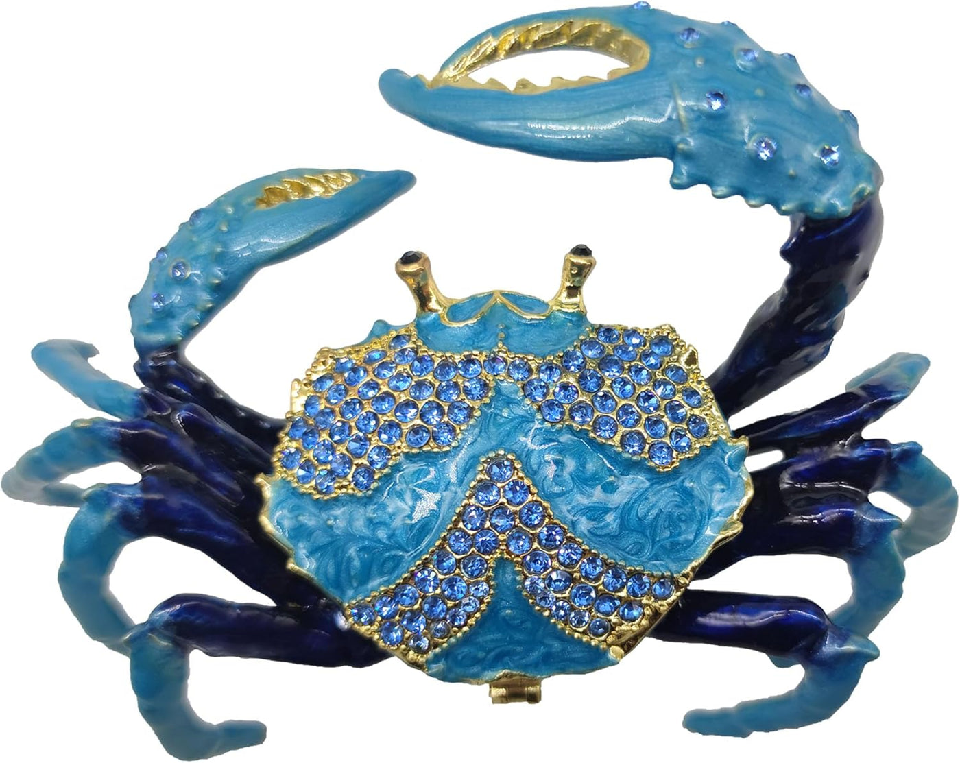 BUT FLY Crab Jewelry Trinket Box - Handmade Hinged Animal Decor | Unique Collectible Figurine and Gift for Women PREMIUM GIFTS AUSTRALIA.