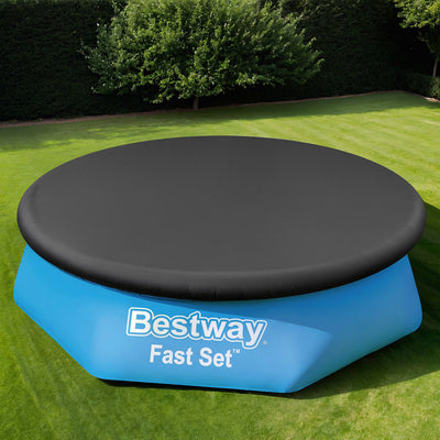 Bestway Pool Cover Fits 2.44m Above Ground Swimming Pool PVC Blanket