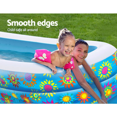 Bestway Kids Pool 305x183x56cm Inflatable Above Ground Swimming Pools 1161L