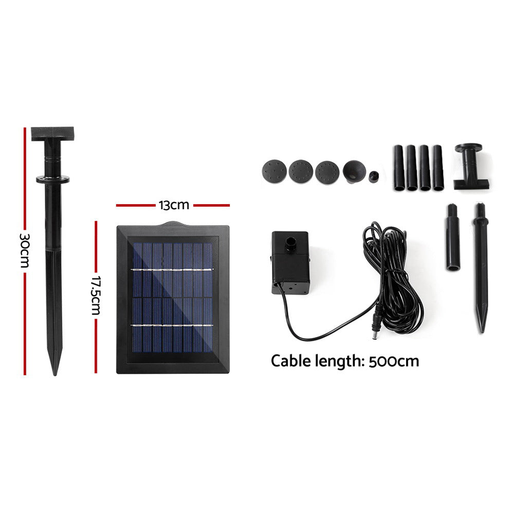 Gardeon Solar Pond Pump Submersible Water Fountain Kit 4FT