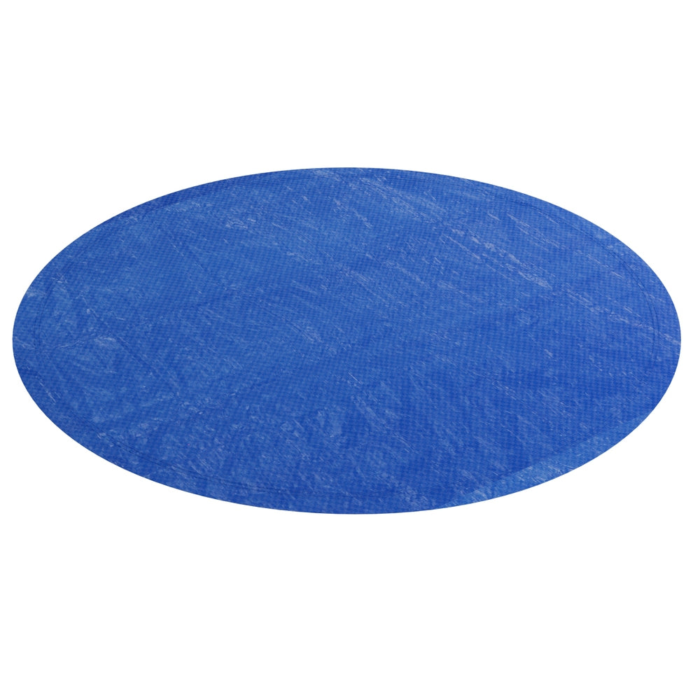 Aquabuddy Pool Cover Fit 2.44m Round Above-ground Ring Swimming Pool Blanket Blue