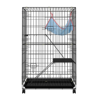 i.Pet Rabbit Cage 100cm Hutch 3 Level Indoor Guinea Pig Ferret