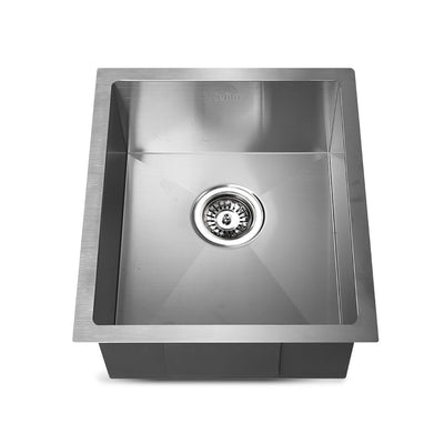 Cefito Kitchen Sink 45X39CM Stainless Steel Basin Single Bowl Laundry Silver