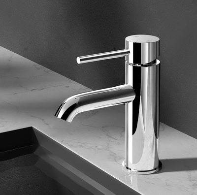 Cefito Bathroom Basin Mixer Tap Round Brass Faucet Vanity Laundry Chrome