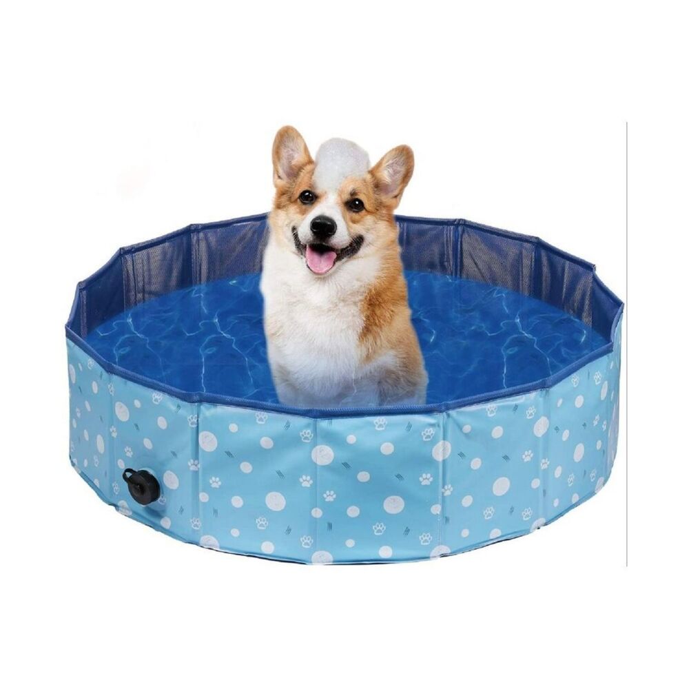 Floofi Pet Pool 120cm*30cm XL Blue Circle