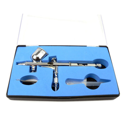 Air Brush Spray Gun Dual Action Mirco Air Control Kit 0.2mm