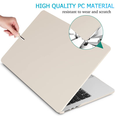 15 inch Air 2023 MacBook Air Matte Case  A2941 M2 Chip Hard Shell Case Keyboard Cover Grey